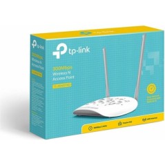 "TP-Link TL-WA801N 300 Mbps Wireless Access Point - High-Speed, PoE Compatible, Reliable Connectivity in White"